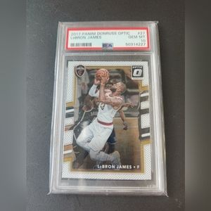 Lebron James Optic PSA graded 10